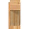 Ekena Millwork Traditional Block Rough Sawn Outlooker, Western Red Cedar, 8"W x 18"D x 18"H OUT08X18X18TRA05RWR - alternate 2